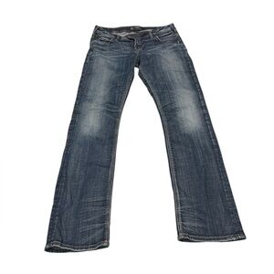 Silver Jeans Tuesday Mid Straight Jean Medium Wash Women’s Size 30x32